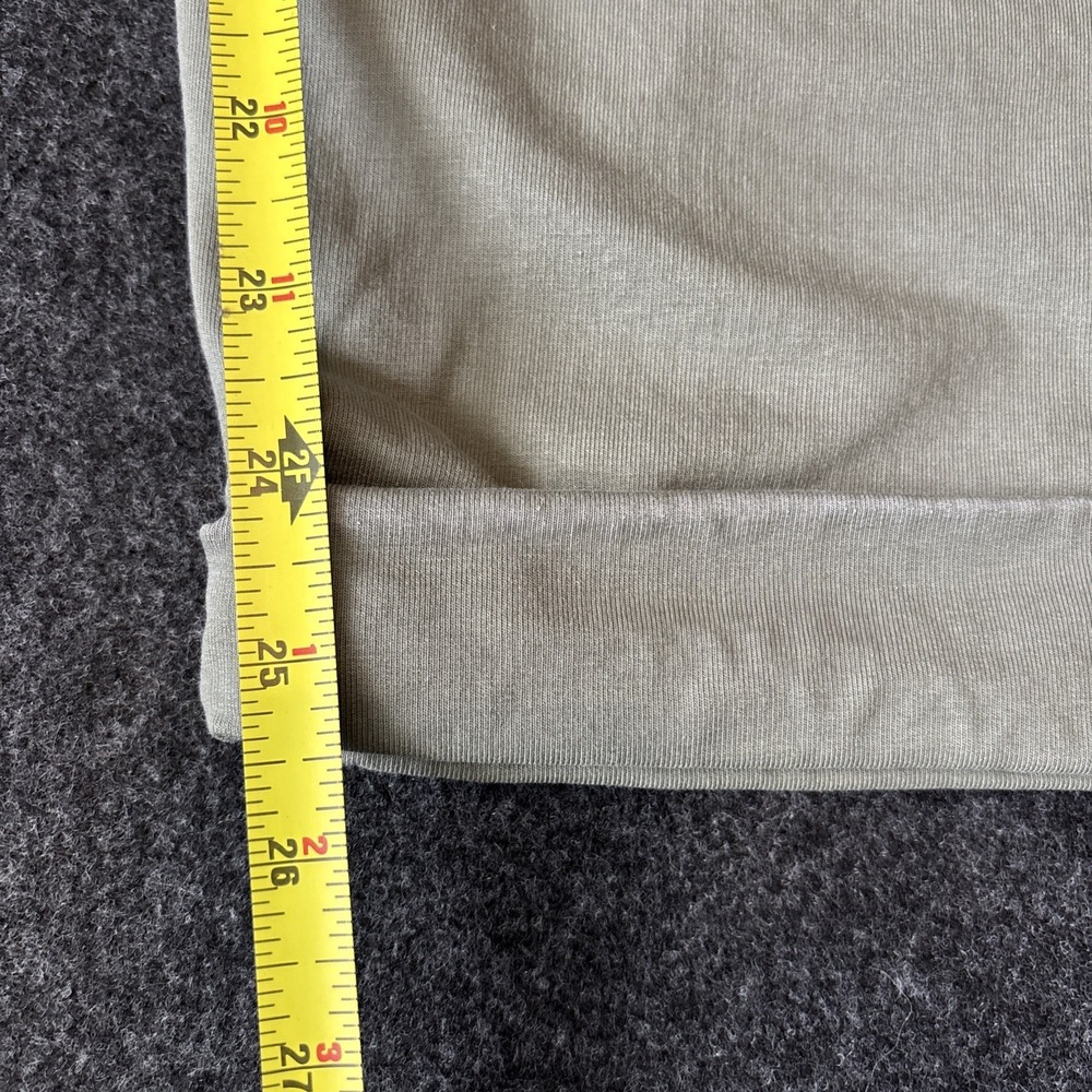 J Jill Embroidered Jogger Pant Size S Olive Green Drawstring Boho Comfort Floral - Picture 12 of 12